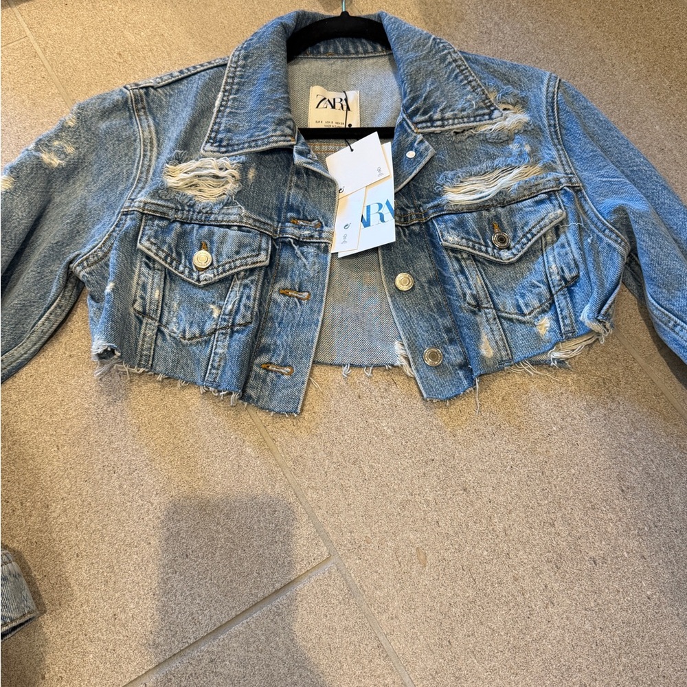 Zara Blue Denim Jacket